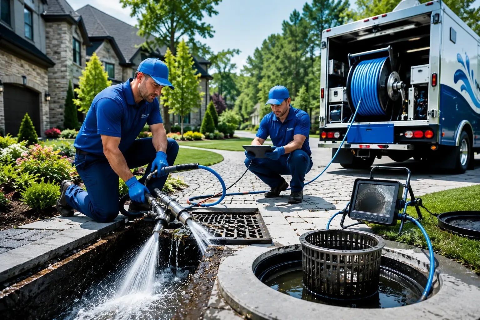 Local outdoor drain cleaning professionals in Hines, IL